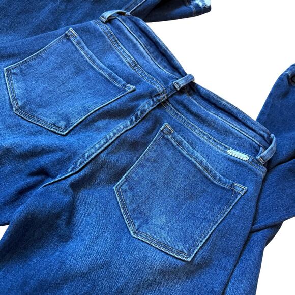 Kancan Jeans Signature Kurvy Mid Rise Flare Dark Wash Size 26 Denim - Picture 4 of 8